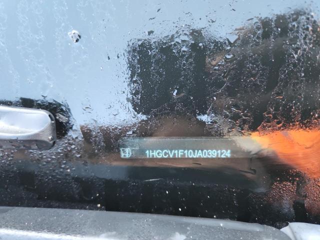 1HGCV1F10JA039124 - 2018 HONDA ACCORD LX Սև լուսանկար 12