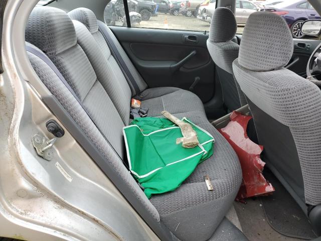 2HGEJ661XYH570859 - 2000 HONDA CIVIC BASE ვერცხლისფერი ფოტო 10