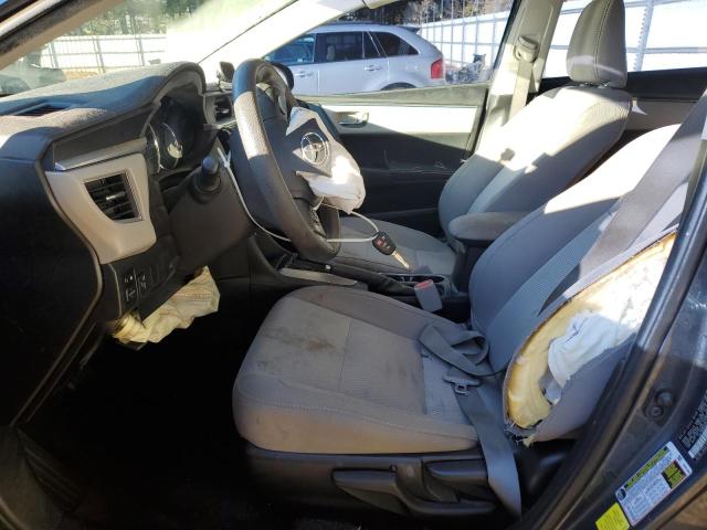 2T1BURHE0GC663263 - 2016 TOYOTA COROLLA L Gris photo 7