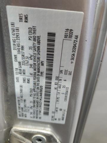 1FMCU9GD1KUA65820 - 2019 FORD ESCAPE SE Argent photo 13