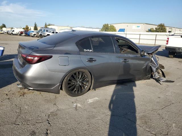 JN1EV7AP4JM358792 - 2018 INFINITI Q50 LUXE GRAY photo 3