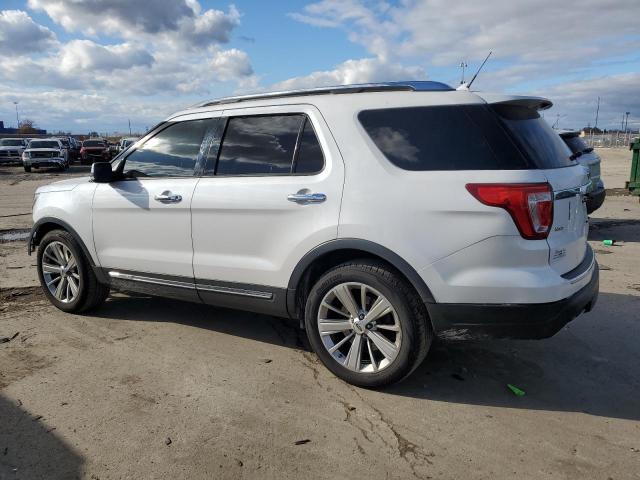 1FM5K7F82JGC69918 - 2018 FORD EXPLORER LIMITED Beyaz fotoğraf 2