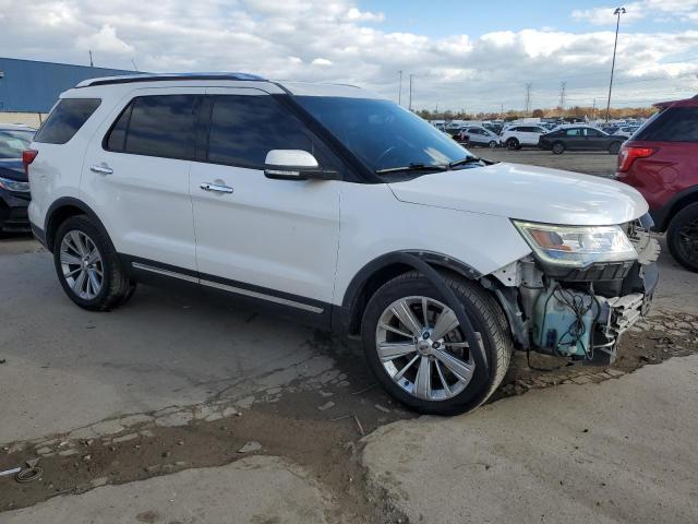 1FM5K7F82JGC69918 - 2018 FORD EXPLORER LIMITED Beyaz fotoğraf 4