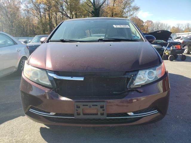 5FNRL5H61FB061291 - 2015 HONDA ODYSSEY EXL MAROON photo 5