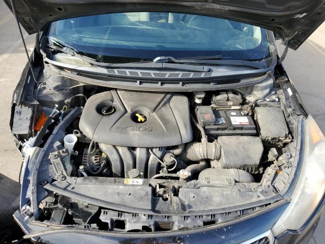 KNAFX4A8XE5102964 - 2014 KIA FORTE EX BLACK photo 11