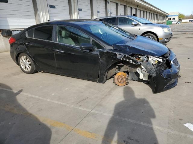KNAFX4A8XE5102964 - 2014 KIA FORTE EX BLACK photo 4