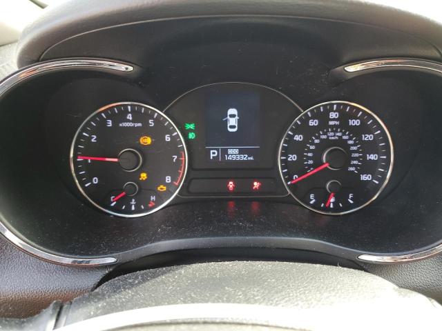 KNAFX4A8XE5102964 - 2014 KIA FORTE EX BLACK photo 9