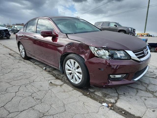 1HGCR2F76EA057759 - 2014 HONDA ACCORD EX Tünd qırmızı foto 4