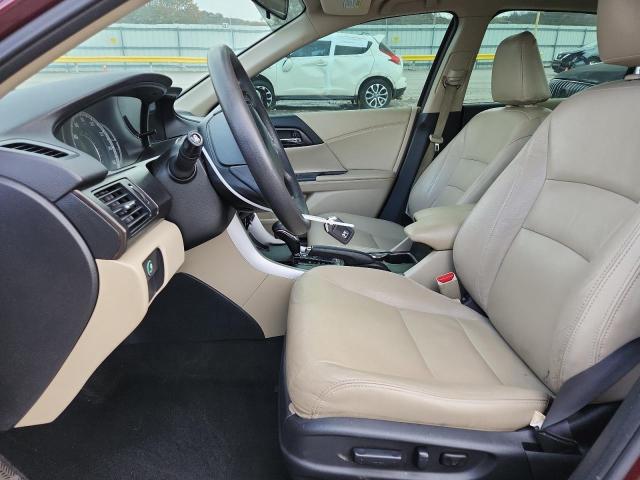 1HGCR2F76EA057759 - 2014 HONDA ACCORD EX Tünd qırmızı foto 7