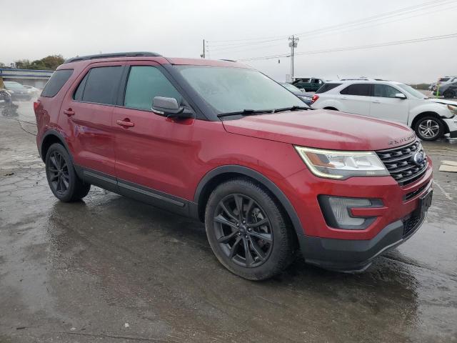 1FM5K7D88HGE33282 - 2017 FORD EXPLORER XLT 勃艮第红 照片 4