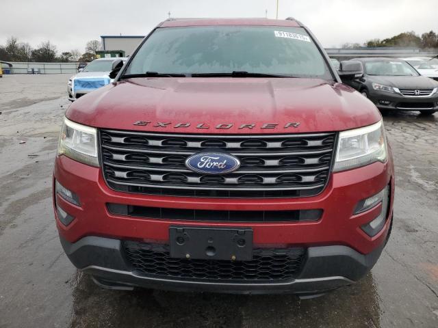 1FM5K7D88HGE33282 - 2017 FORD EXPLORER XLT 勃艮第红 照片 5
