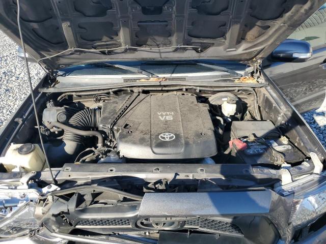 5TFJU4GN1DX046676 - 2013 TOYOTA TACOMA DOUBLE CAB PRERUNNER GRAY photo 11
