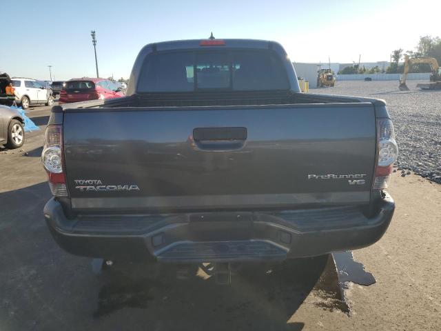 5TFJU4GN1DX046676 - 2013 TOYOTA TACOMA DOUBLE CAB PRERUNNER GRAY photo 6