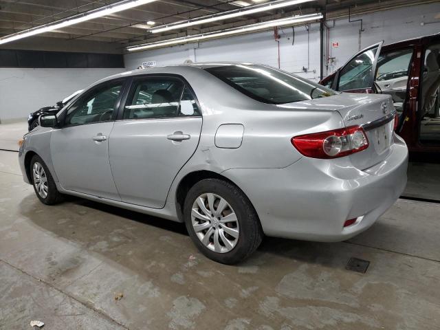 2T1BU4EE2DC959694 - 2013 TOYOTA COROLLA BASE ვერცხლისფერი ფოტო 2