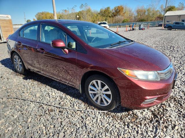 19XFB2F90CE053735 - 2012 HONDA CIVIC EXL Բորդո լուսանկար 4