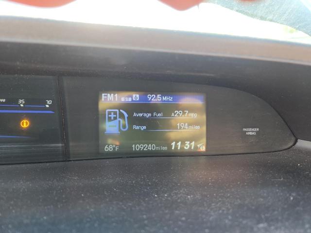 19XFB2F90CE053735 - 2012 HONDA CIVIC EXL Բորդո լուսանկար 9