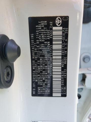 5YFEPMAE6MP237753 - 2021 TOYOTA COROLLA LE 白色 照片 13