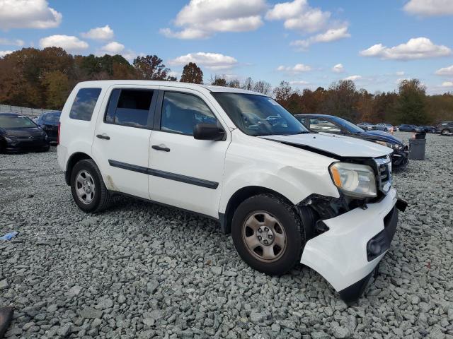 5FNYF3H22DB042878 - 2013 HONDA PILOT LX თეთრი ფოტო 4