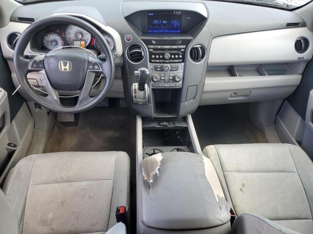 5FNYF3H22DB042878 - 2013 HONDA PILOT LX თეთრი ფოტო 8