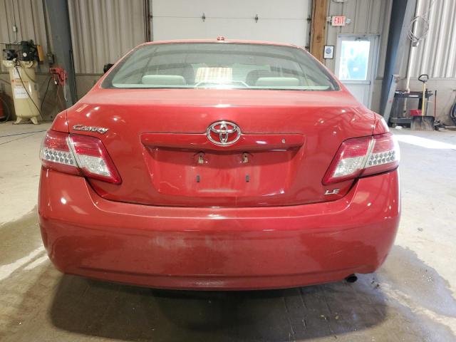4T1BF3EK2AU080832 - 2010 TOYOTA CAMRY BASE RED photo 6