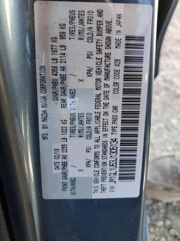 JM1GL1U53J1305134 - 2018 MAZDA 6 SPORT Көк фото 12