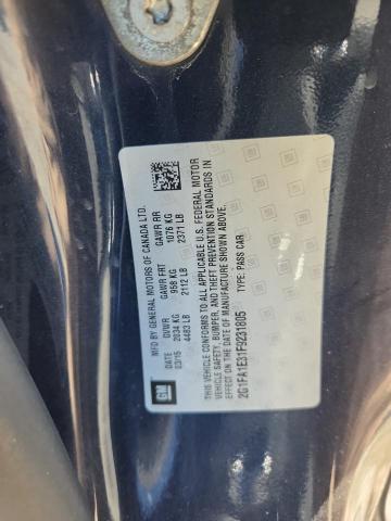 2G1FA1E31F9231805 - 2015 CHEVROLET CAMARO LS 蓝色 照片 12