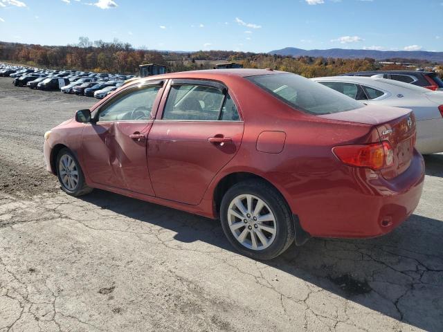 JTDBL40E299059241 - 2009 TOYOTA COROLLA BASE RED photo 2