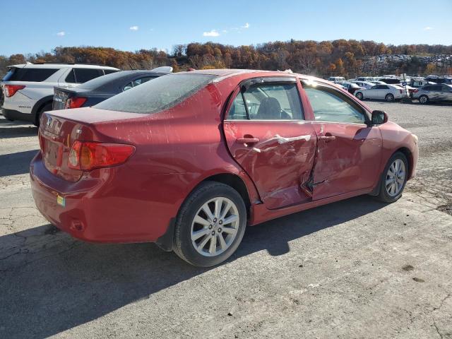 JTDBL40E299059241 - 2009 TOYOTA COROLLA BASE RED photo 3