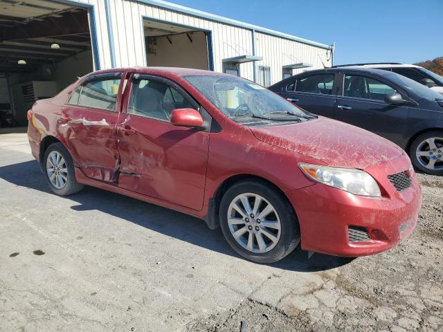 JTDBL40E299059241 - 2009 TOYOTA COROLLA BASE RED photo 4