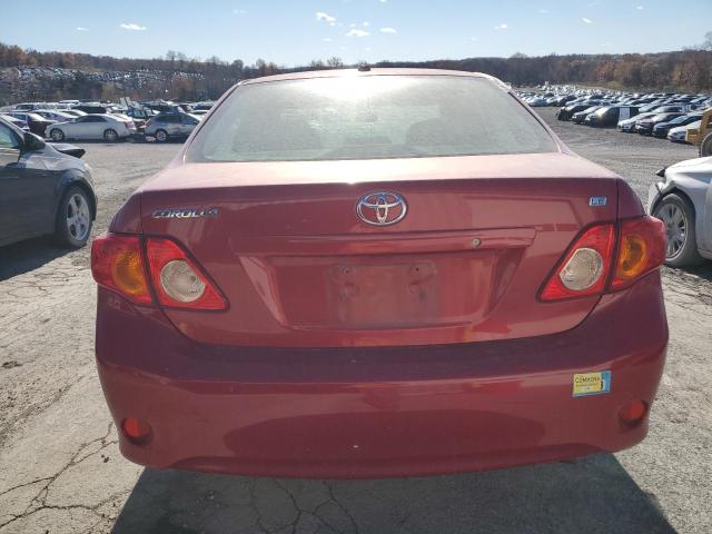 JTDBL40E299059241 - 2009 TOYOTA COROLLA BASE RED photo 6