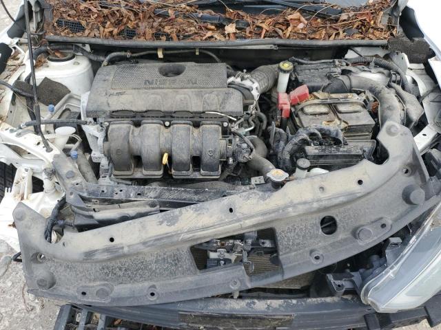 3N1AB7AP2HY403016 - 2017 NISSAN SENTRA S WHITE photo 11