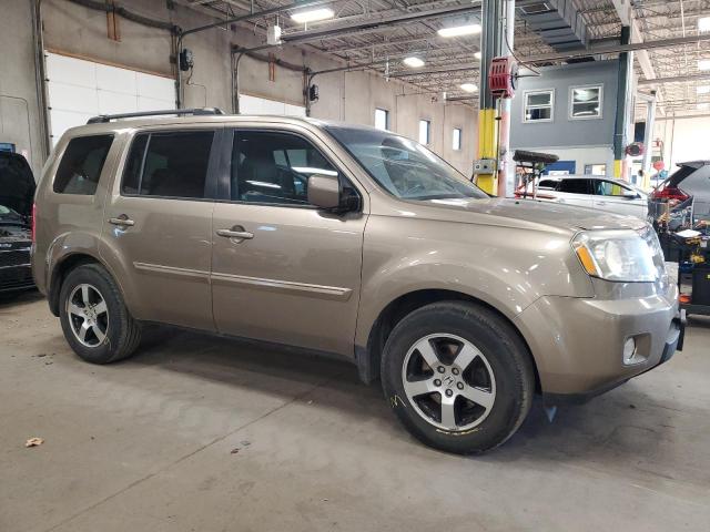 5FNYF4H57BB104630 - 2011 HONDA PILOT EXL TAN photo 4