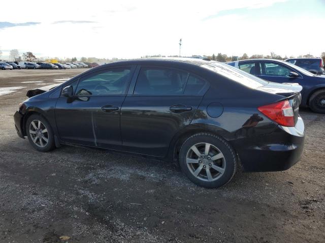 2HGFB2F95CH118178 - 2012 HONDA CIVIC EXL BLACK photo 2