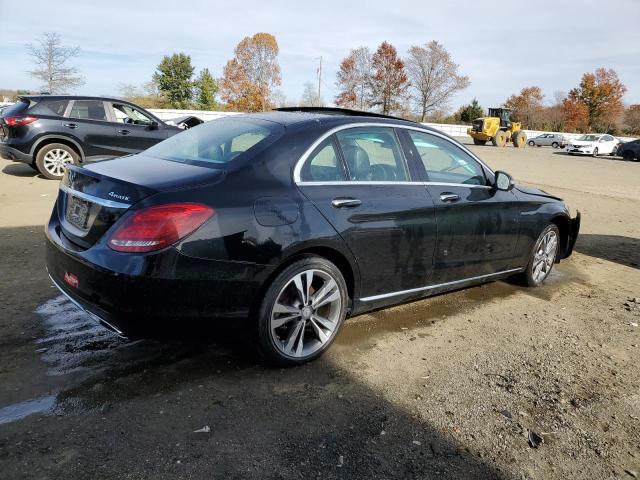 55SWF4KB0HU202864 - 2017 MERCEDES-BENZ C 300 4MATIC BLACK photo 3