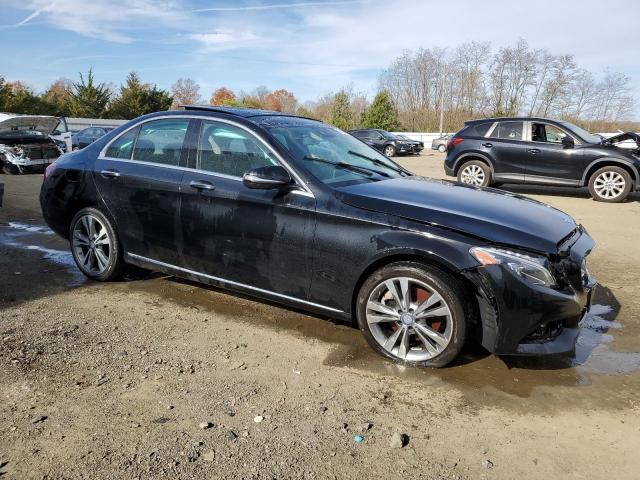 55SWF4KB0HU202864 - 2017 MERCEDES-BENZ C 300 4MATIC BLACK photo 4