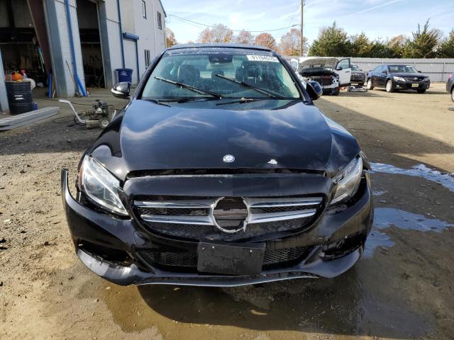 55SWF4KB0HU202864 - 2017 MERCEDES-BENZ C 300 4MATIC BLACK photo 5