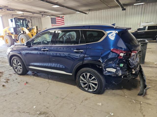 5NMS3CAD7LH298196 - 2020 HYUNDAI SANTA FE SEL BLUE photo 2