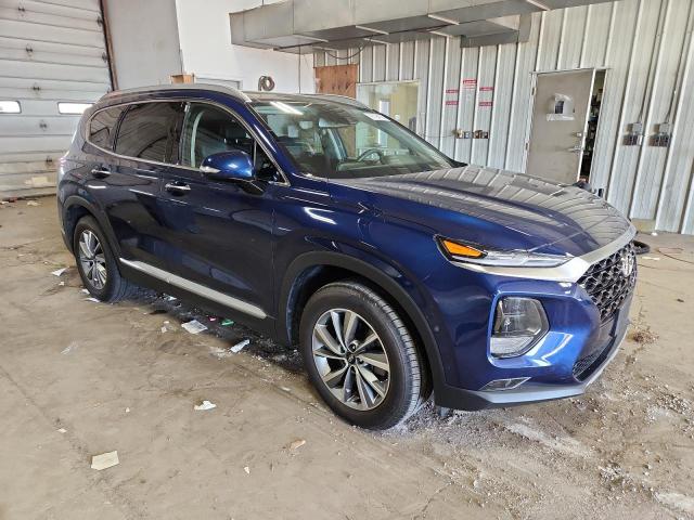 5NMS3CAD7LH298196 - 2020 HYUNDAI SANTA FE SEL BLUE photo 4