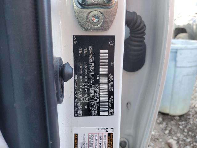 JTENU5JR3N6047575 - 2022 TOYOTA 4RUNNER SR5/SR5 PREMIUM 白色 照片 13