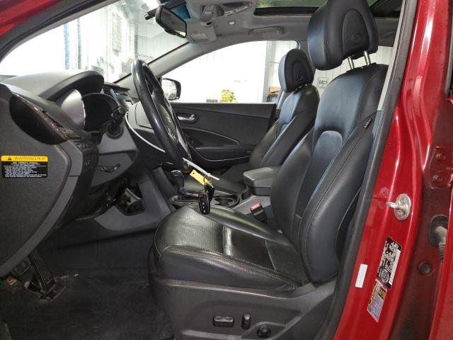 5XYZUDLA8DG006216 - 2013 HYUNDAI SANTA FE S RED photo 7