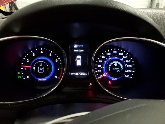 5XYZUDLA8DG006216 - 2013 HYUNDAI SANTA FE S RED photo 9