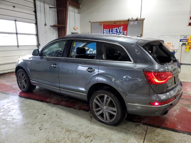 WA1LGAFE2DD012497 - 2013 AUDI Q7 PREMIUM PLUS Темно-сірий фото 2