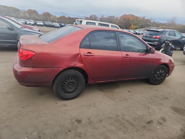 1NXBR38E54Z338018 - 2004 TOYOTA COROLLA CE RED photo 3