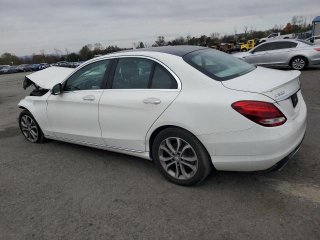 55SWF4KB3GU108010 - 2016 MERCEDES-BENZ C 300 4MATIC WHITE photo 2