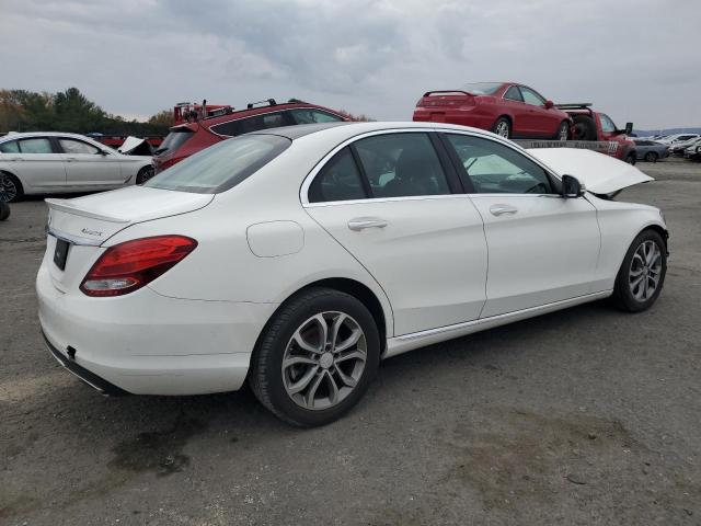 55SWF4KB3GU108010 - 2016 MERCEDES-BENZ C 300 4MATIC WHITE photo 3