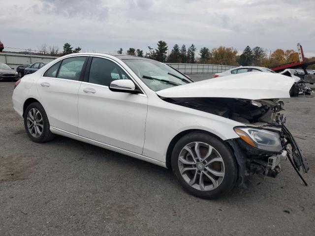 55SWF4KB3GU108010 - 2016 MERCEDES-BENZ C 300 4MATIC WHITE photo 4