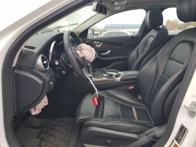 55SWF4KB3GU108010 - 2016 MERCEDES-BENZ C 300 4MATIC WHITE photo 7