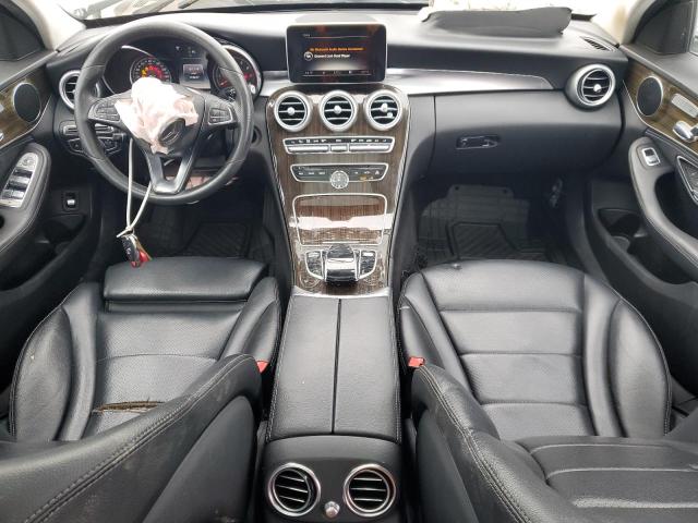 55SWF4KB3GU108010 - 2016 MERCEDES-BENZ C 300 4MATIC WHITE photo 8