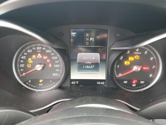 55SWF4KB3GU108010 - 2016 MERCEDES-BENZ C 300 4MATIC WHITE photo 9