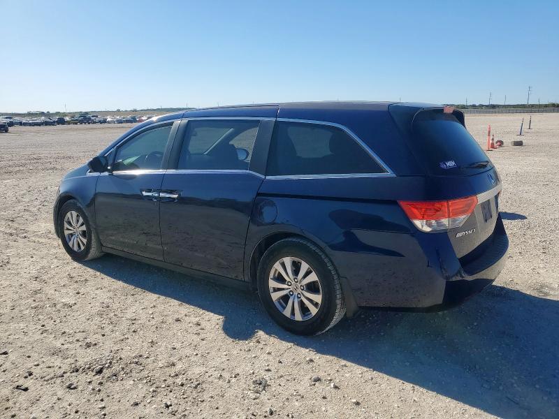 5FNRL5H4XEB101588 - 2014 HONDA ODYSSEY EX BLUE photo 2